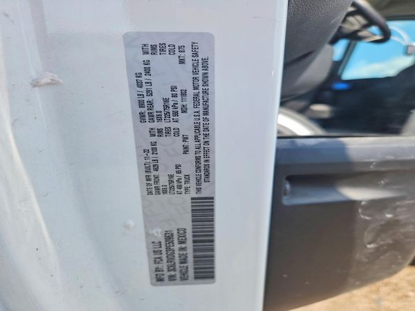 2023 RAM PROMASTER 2500