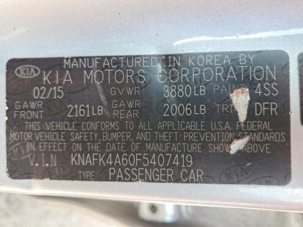 2015 KIA FORTE