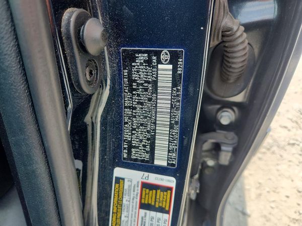 2017 TOYOTA CAMRY LE/SE/XLE/XSE — VINS