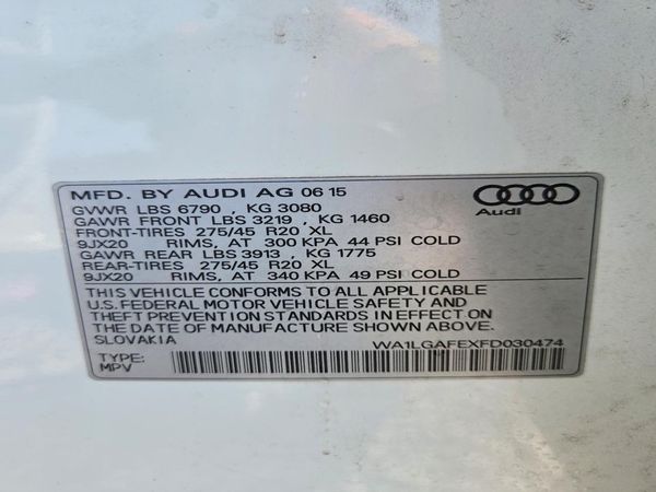 2015 AUDI Q7 Premium Plus