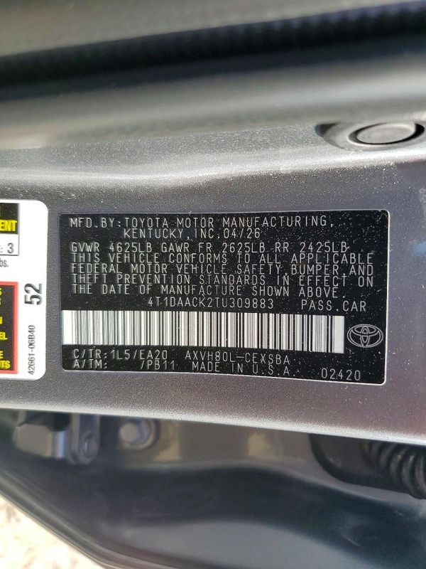 2026 TOYOTA CAMRY