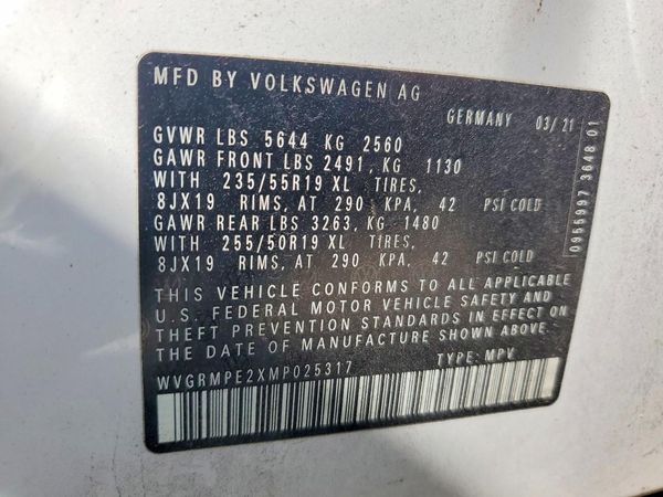 2021 VOLKSWAGEN ID.4 Pro