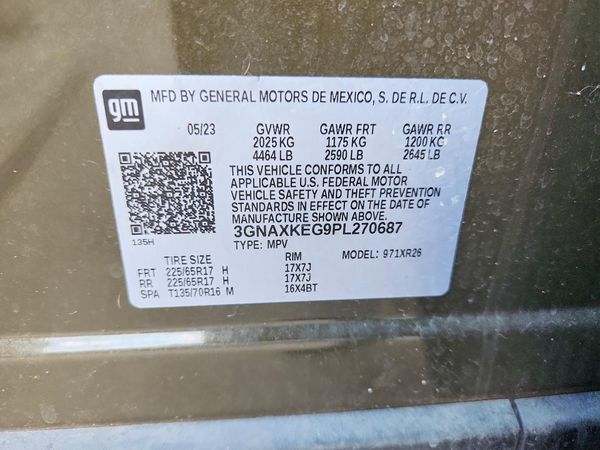 2023 CHEVROLET EQUINOX LT (1LT)