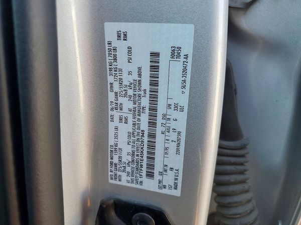 2019 FORD F150