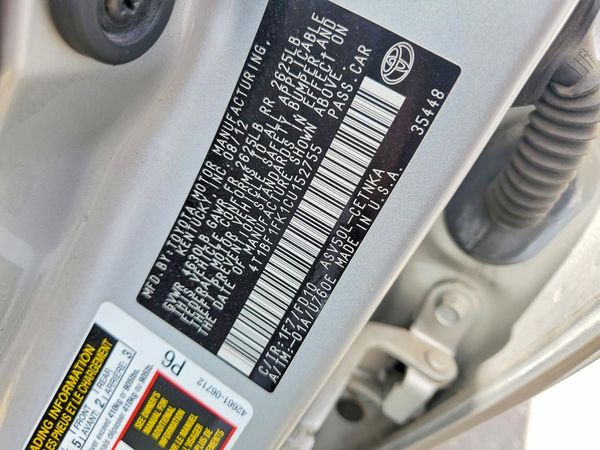 2012 TOYOTA CAMRY