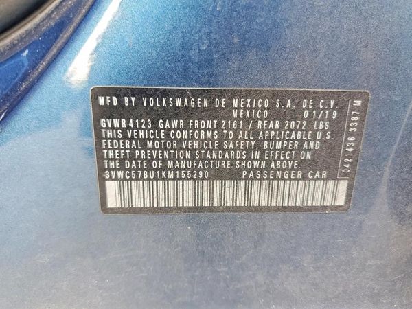 2019 VOLKSWAGEN JETTA S, SE, R-Line