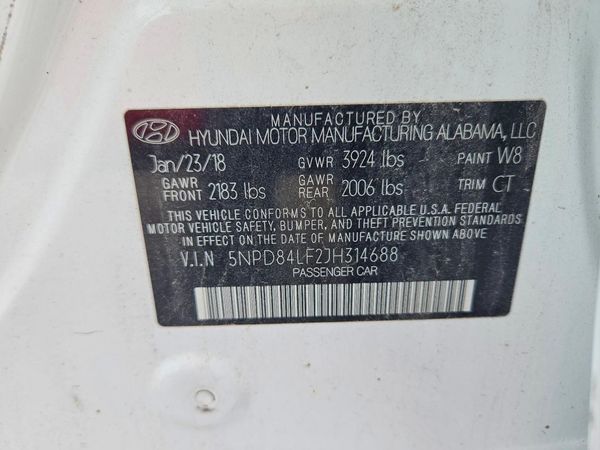 2018 HYUNDAI ELANTRA