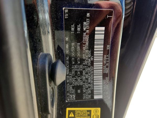 2017 TOYOTA HIGHLANDER