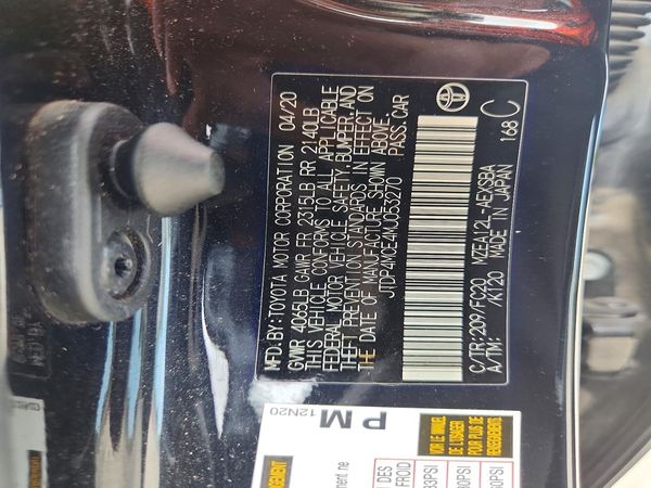 2021 TOYOTA COROLLA SE, CVT, w/Premium pkg