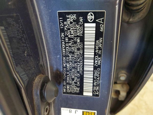 2012 TOYOTA PRIUS