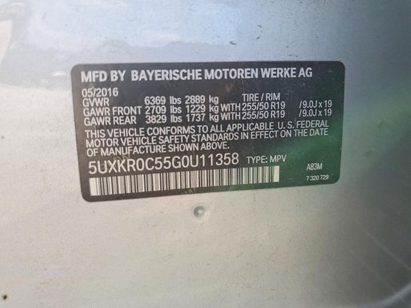 2016 BMW X5 xDrive35i