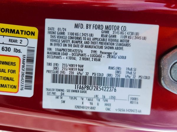 2024 FORD MUSTANG