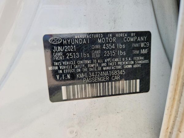 2022 HYUNDAI SONATA