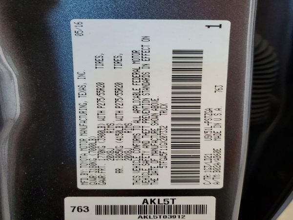 2016 TOYOTA TUNDRA Platinum/1794