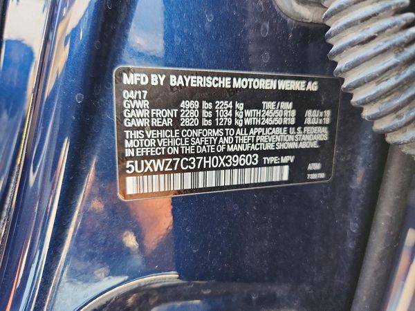 2017 BMW X3 sDrive28i