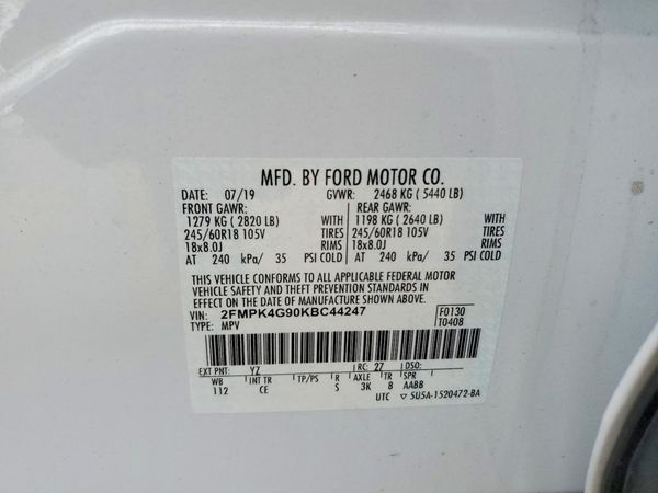 2019 FORD EDGE SE
