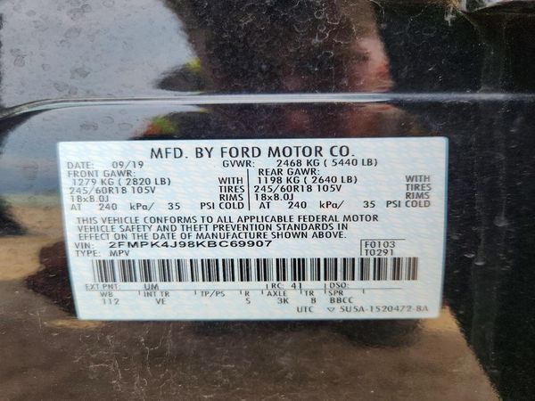 2019 FORD EDGE SEL