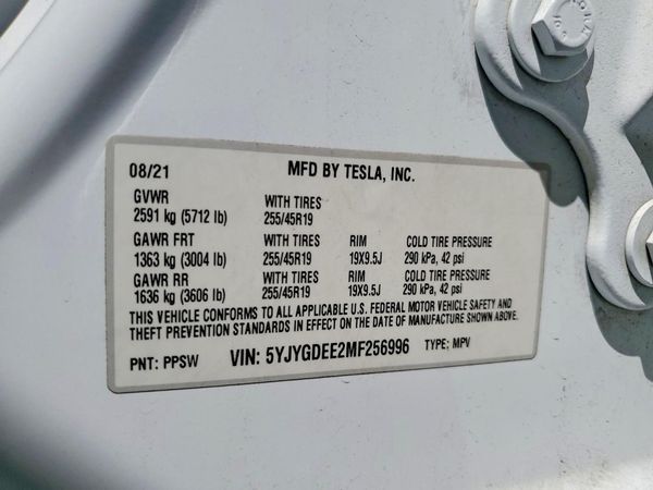 2021 TESLA MODEL Y