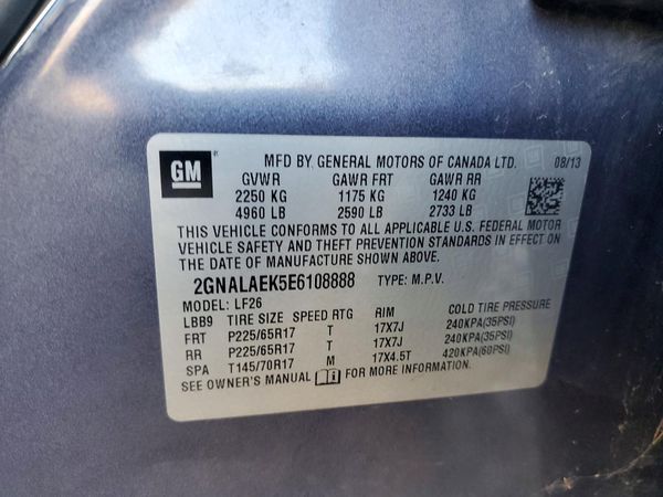 2014 CHEVROLET EQUINOX LS
