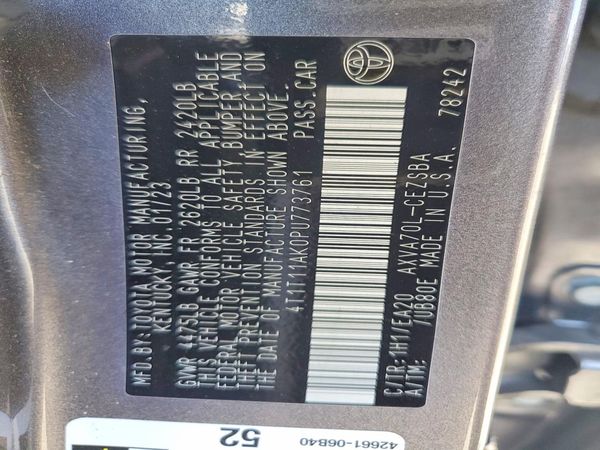 2023 TOYOTA CAMRY SE