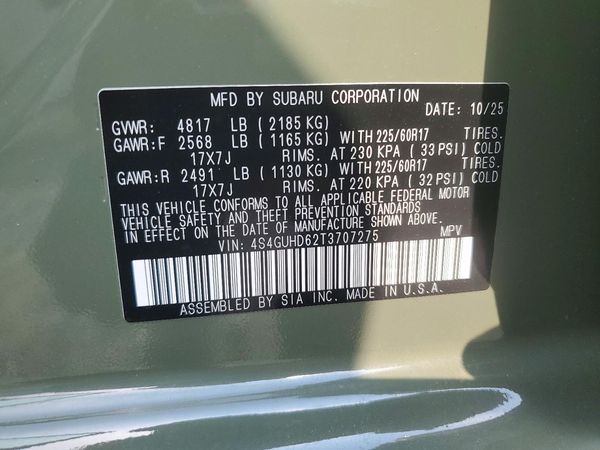 2026 SUBARU CROSSTREK