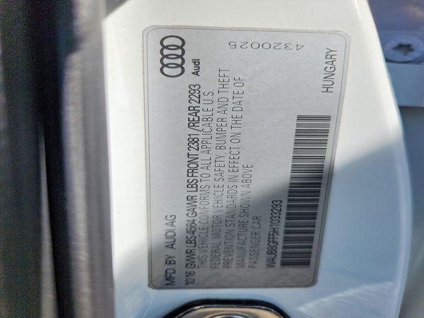 2017 AUDI A3 quattro Premium
