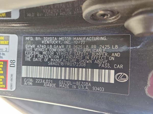 2024 LEXUS ES 350