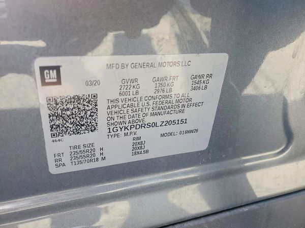 2020 CADILLAC XT6