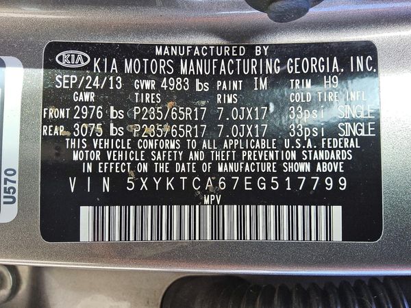 2014 KIA SORENTO Base/ LX