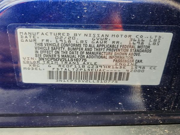 2020 NISSAN KICKS