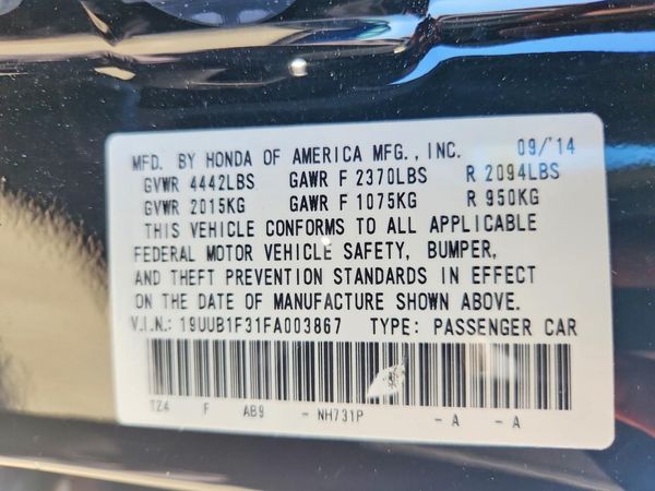 2015 ACURA TLX
