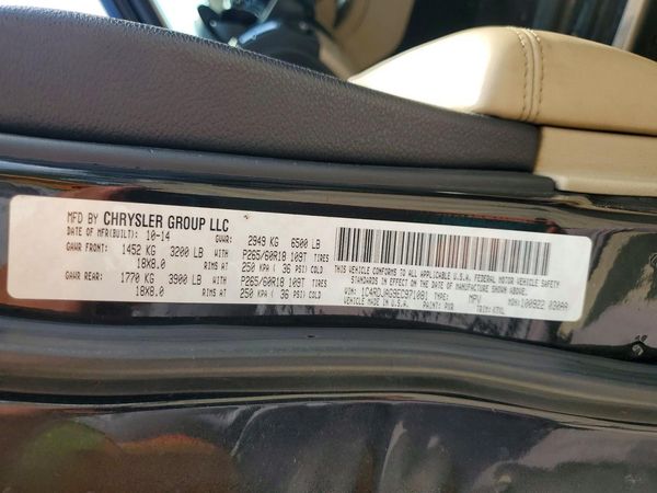 2014 DODGE DURANGO SXT AWD