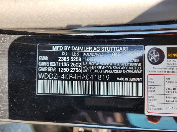 2017 MERCEDES-BENZ E300 E300-4M