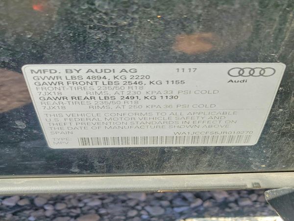 2018 AUDI Q3