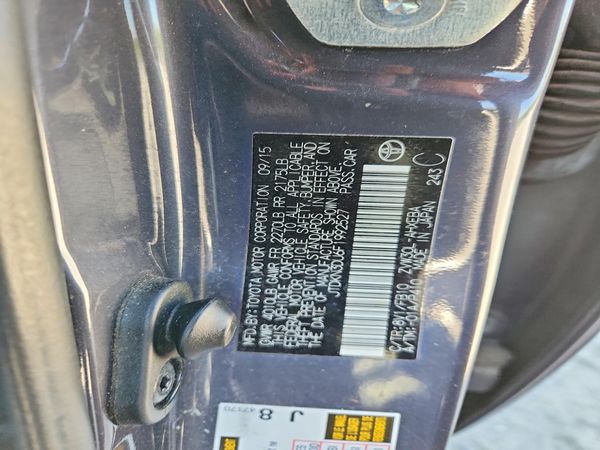 2015 TOYOTA PRIUS