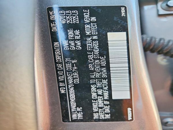2016 VOLVO S60 SV35 Platinum