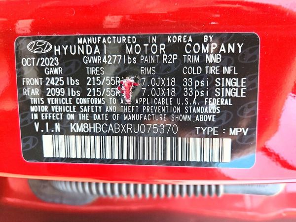 2024 HYUNDAI KONA SE