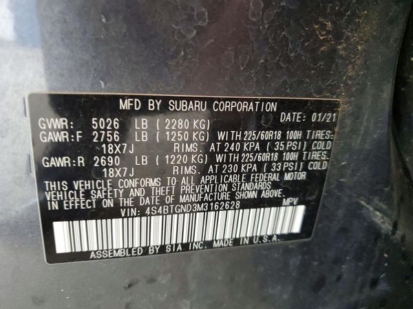 2021 SUBARU OUTBACK
