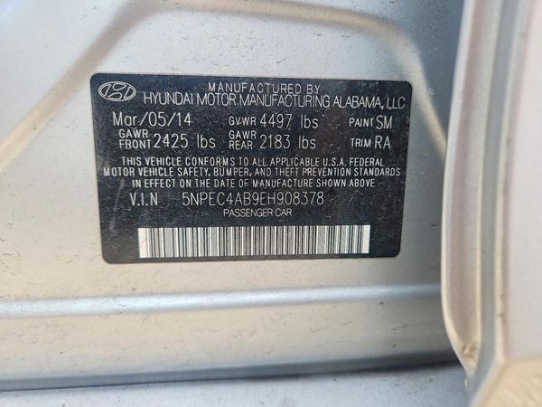 2014 HYUNDAI SONATA