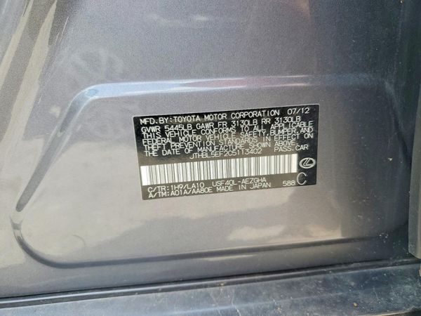 2012 LEXUS LS 460