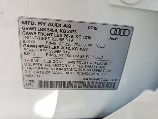 2018 AUDI Q5