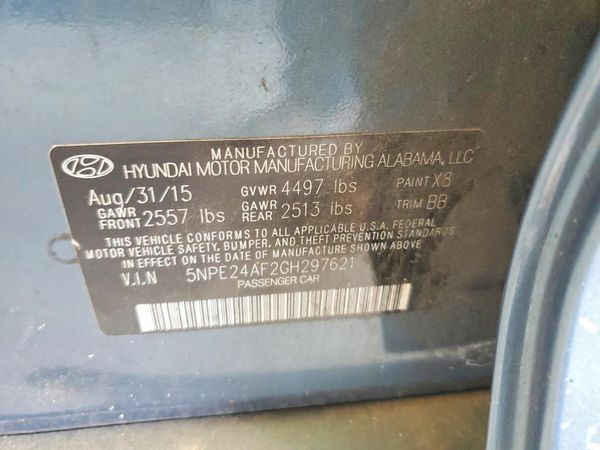 2016 HYUNDAI SONATA