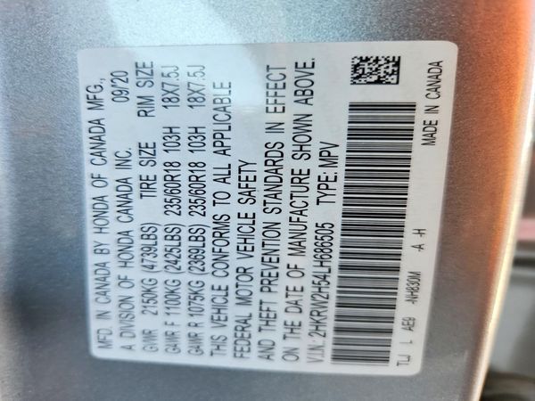2020 HONDA CR-V EX