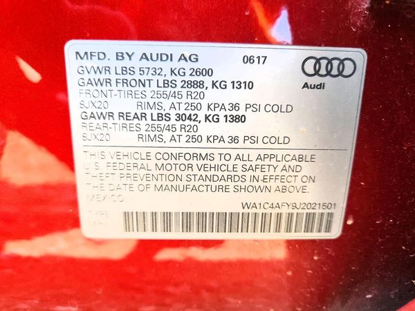 2018 AUDI SQ5 quattro Prestige
