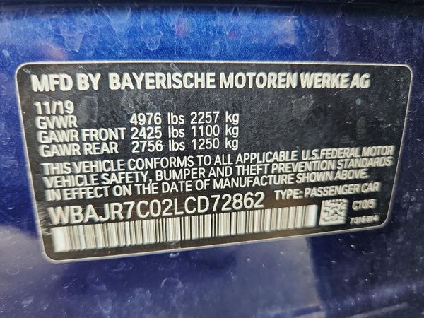 2020 BMW 530