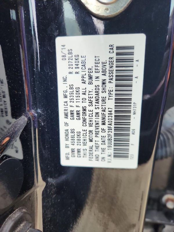 2015 ACURA TLX V6