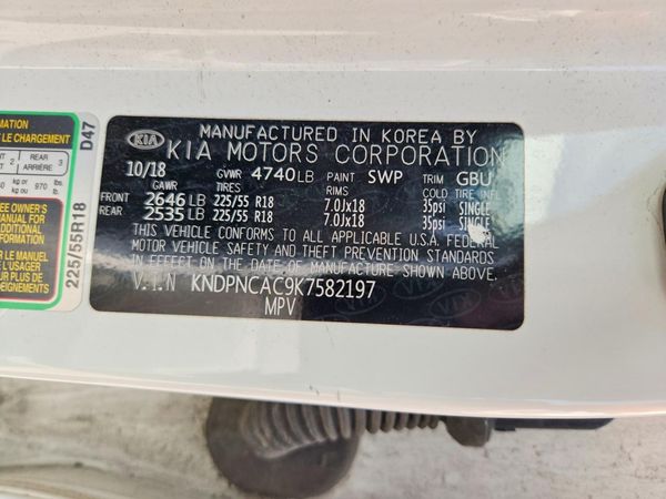 2019 KIA SPORTAGE EX