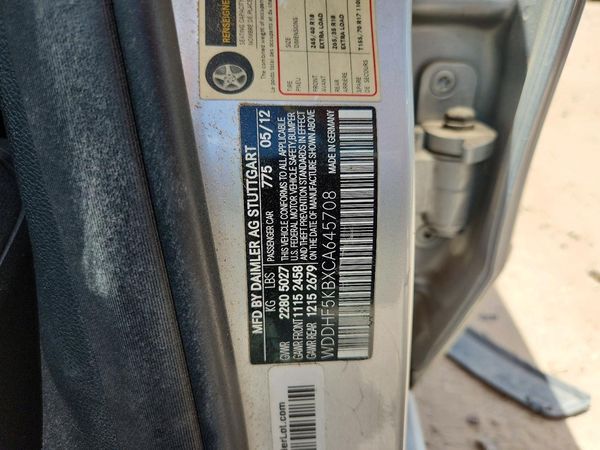 2012 MERCEDES-BENZ E