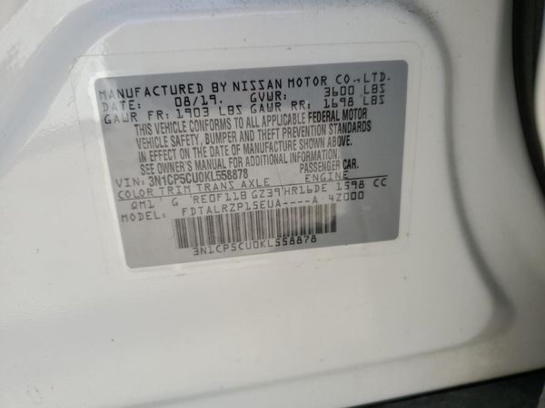 2019 NISSAN KICKS