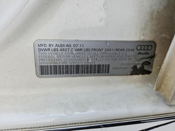 2012 AUDI A4 quattro Premium Plus